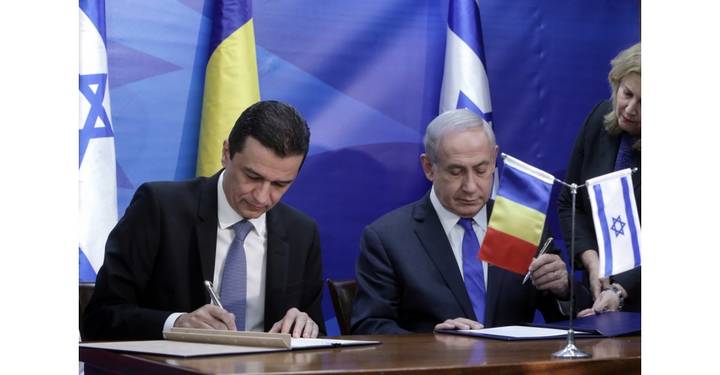 Premierul Grindeanu și omologul său israelian, Benjamin Netanyahu, au avut o întrevedere tet-a-tet si au semnat acorduri bilaterale