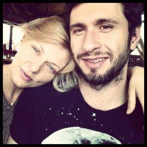 Alături de soția sa, Dana Nălbaru, Q Magazine