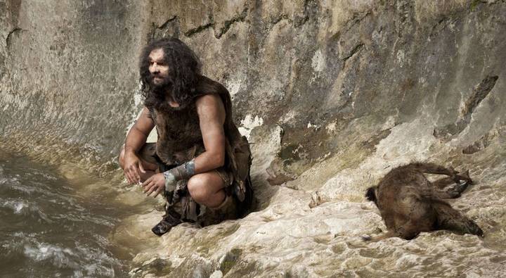 Romanii - filmare Cheile Banitei - neanderthal