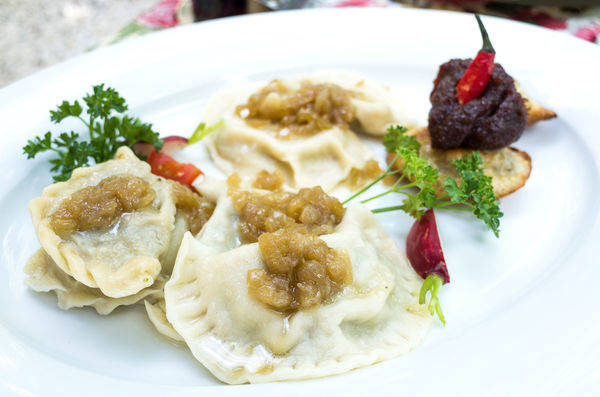 45721495 - polish dumplings - pierogi, polish food