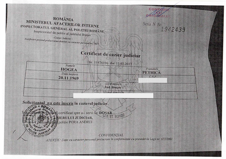 Cazier Petrica Hogea vs. Cancan