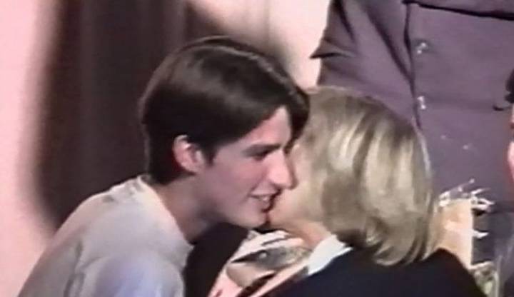 Emmanuel Macron și Brigitte Trogneux, la liceu