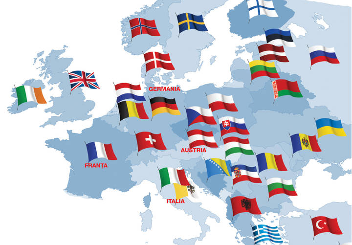 Harta țărilor unde se fac eforturi pentru a crește rata de vaccinare, exclusiv în Q Magazine