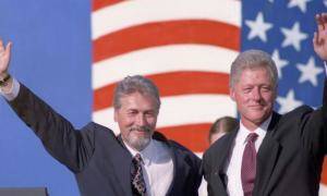 emil constantinescu si bill clinton, iulie 1997, bucuresti