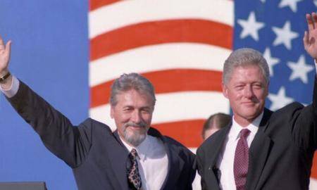 emil constantinescu si bill clinton, iulie 1997, bucuresti