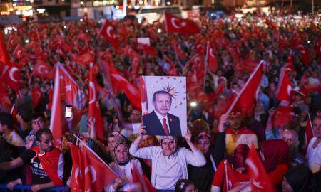 miting de susținere a lui Erdogan, 22 iulie 2016