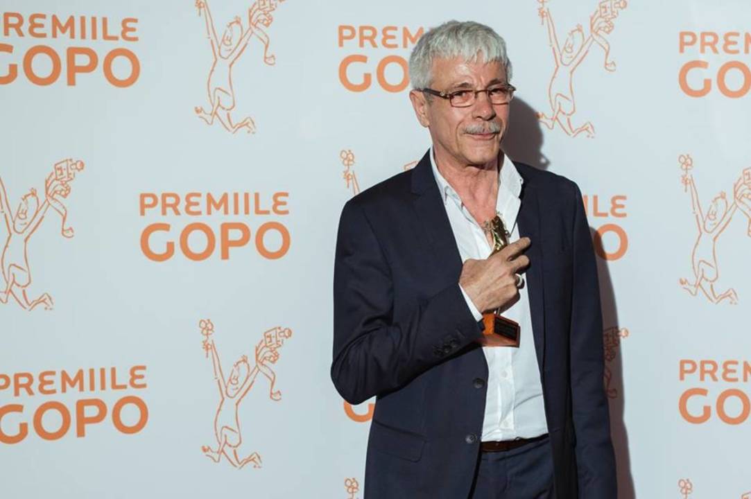 Actorul român de teatru și film, Gheorghe Visu, surprins la ediția din 2017 a Galei Premiilor Gopo, Q Magazine