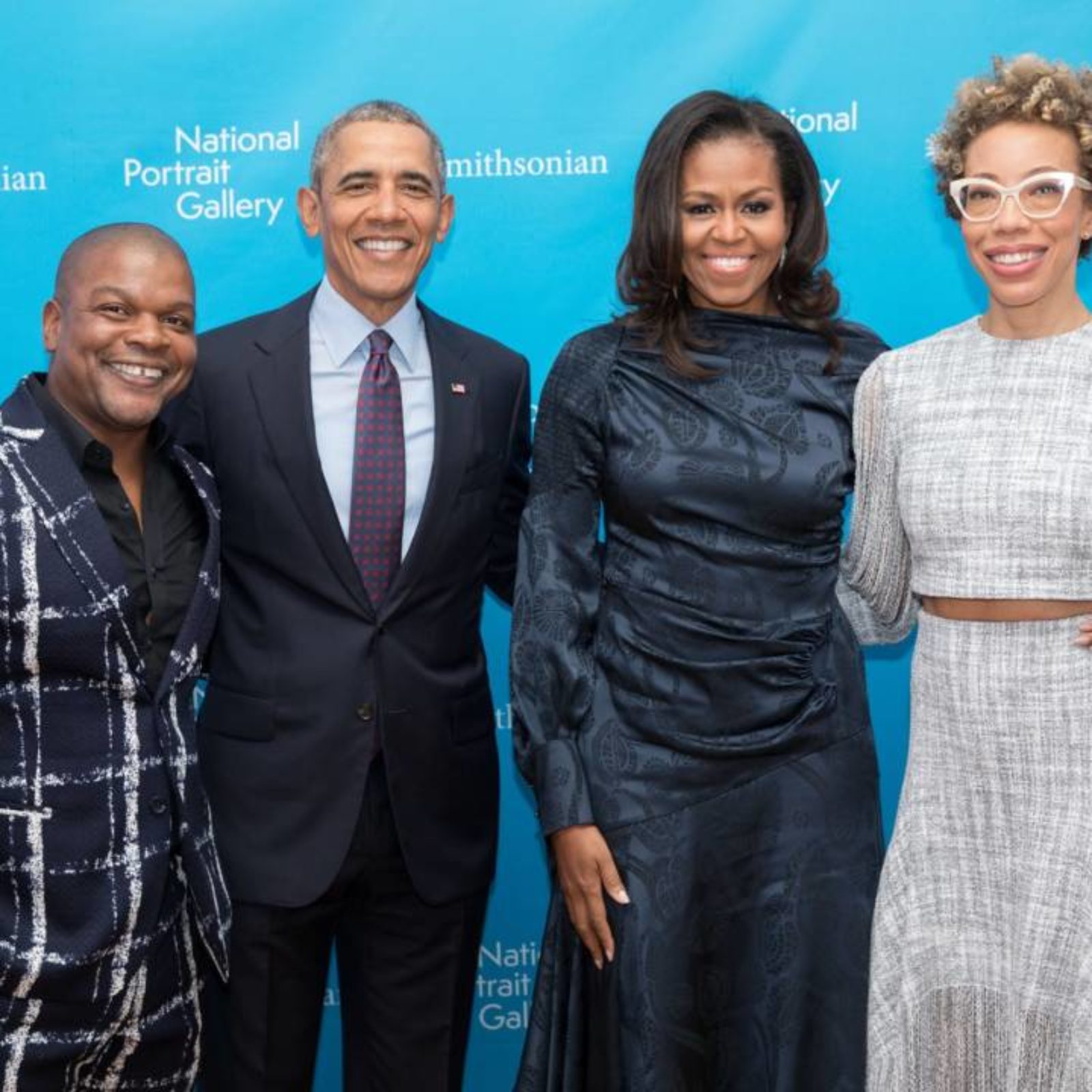Portretele oficiale ale fostului preşedinte american Barack Obama şi soţiei sale Michelle, din aripa prezidenţială a galeriei National Portrait Gallery Washington (10)