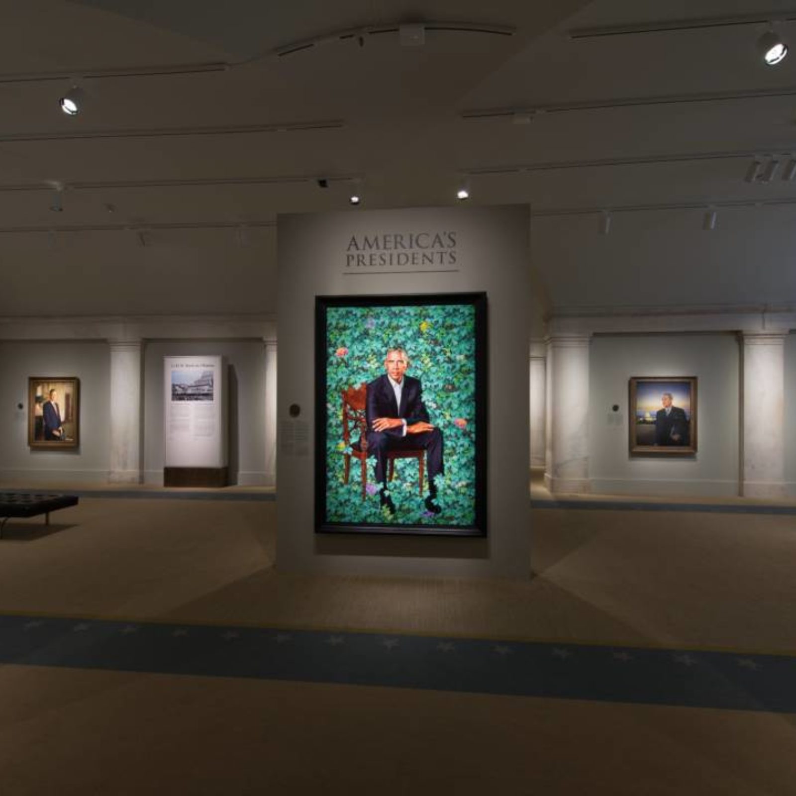 Portretele oficiale ale fostului preşedinte american Barack Obama şi soţiei sale Michelle, din aripa prezidenţială a galeriei National Portrait Gallery Washington (2)