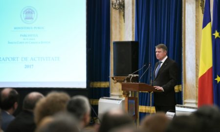 Iohannis la bilanțul Ministerului Public