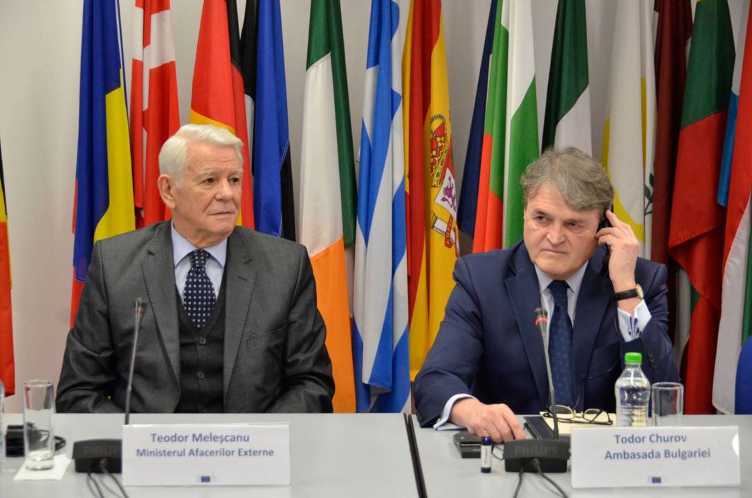 Teodor Meleșcanu la conferința de lansare a Președinției bulgare a Consiliului UE, organizată la Bucureşti, de Ambasada Republicii Bulgaria în România