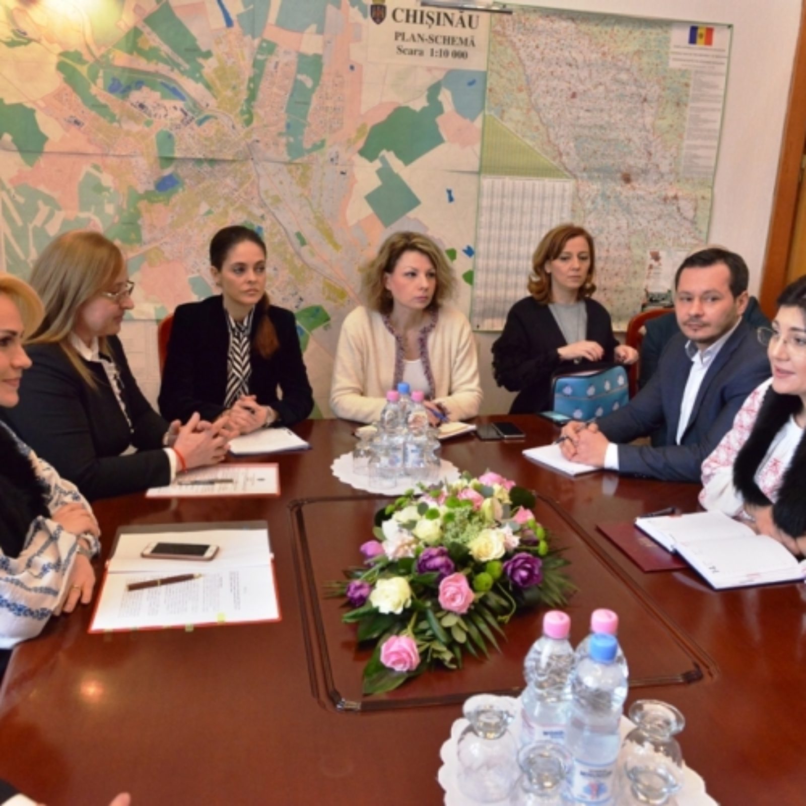 Întrevedere Gabi Firea – Silvia Radu – Chisinau – Bucuresti