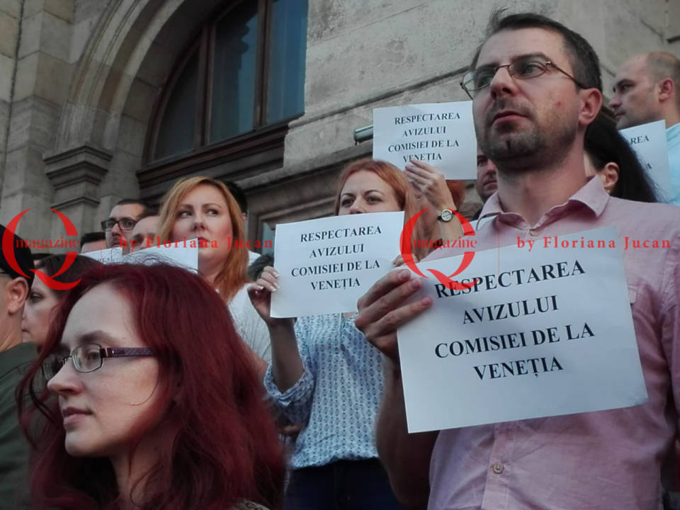Alexandra Carmen Lancranjan, procuroarea lui Dragnea, la protestul magistratilor-QMagazine (1)