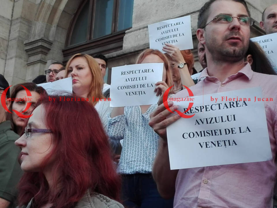 Alexandra Carmen Lancranjan, procuroarea lui Dragnea, la protestul magistratilor-QMagazine (2)
