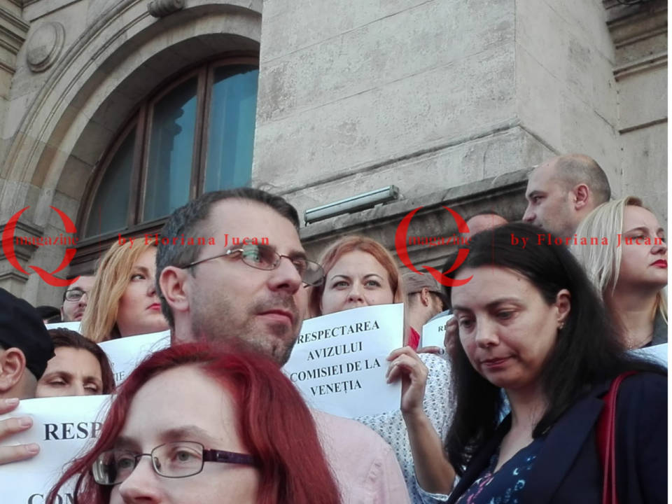 Alexandra Carmen Lancranjan, procuroarea lui Dragnea, la protestul magistratilor-QMagazine (3)