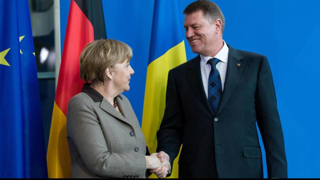 Klaus Iohannis și Angela Merkel