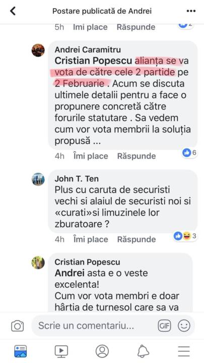 Dialog Andrei Caramitru cu admiratorii de pe Facebook 6