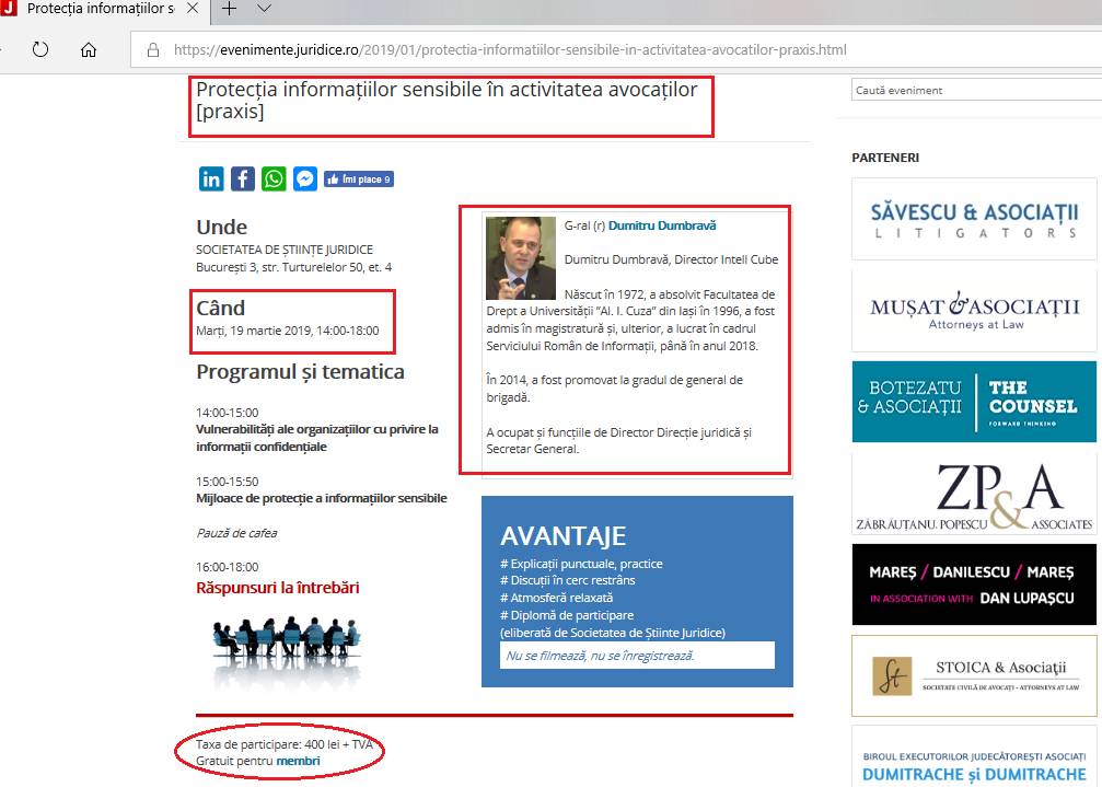 Eveniment juridice.ro – Dumitru Dumbrava – QMagazine
