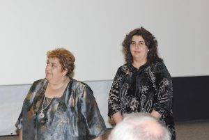 Prorectorul Universității București, prof. univ. dr. Maria Voinea și Președintele juriului Festivalului de Film Rusesc Kino+, prof. univ. Antoaneta Olteanu