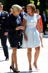 Brigitte Macron si Carmen Q Magazine